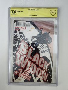 Black Widow #1 (2016) CBCS verified Signature of Mark Waid 7.0
