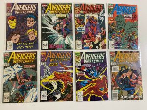 Avengers West Coast lot #50-102 Marvel 50 different books 6.0 FN (1989 to 1991)