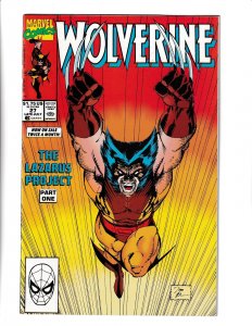 Wolverine #27 (1990) Jim Lee Cover Marvel Comics