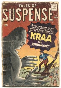 Tales Of Suspense #18 1961- Kraa- Kirby- Ditko - reading copy