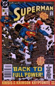 Superman #50 (2nd Series) 1st Printing - 9.0 or Better