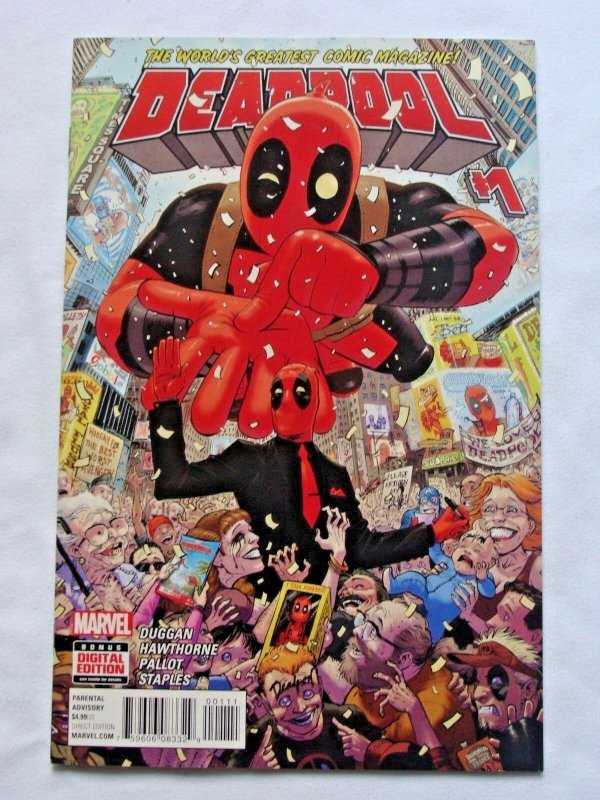 Deadpool #1 (2016 series) in NM Marvel Comics