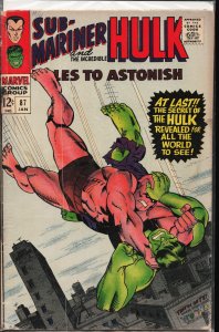 Tales to Astonish #87 (1967) Hulk