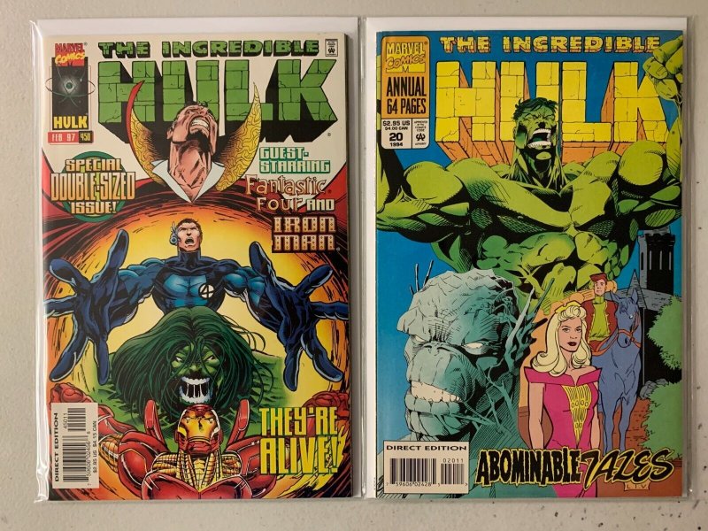 The Incredible Hulk comics lot #411-450 incl. variant + 1 ann 26 diff (1993-97)