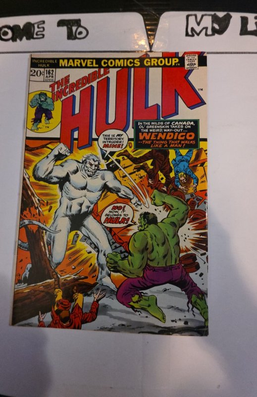 The Incredible Hulk #162  (1973)1st app of the Wendigo