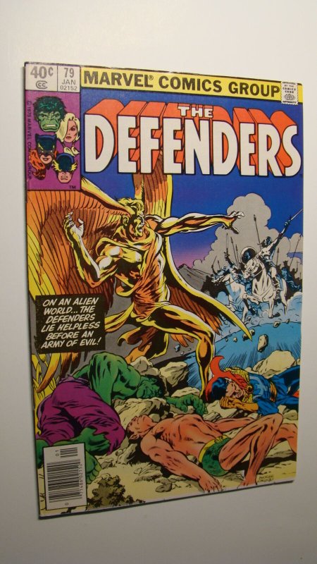 DEFENDERS 79 *HIGH GRADE* ORIGINAL DEFENDERS HELLCAT HULK NIGHTHAWK VALKYRIE 