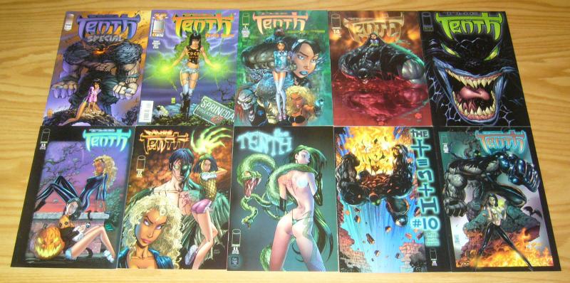 the Tenth #0 1-4 & v2 #½+ 1-14 VF/NM complete series +(6) more - tony daniel set