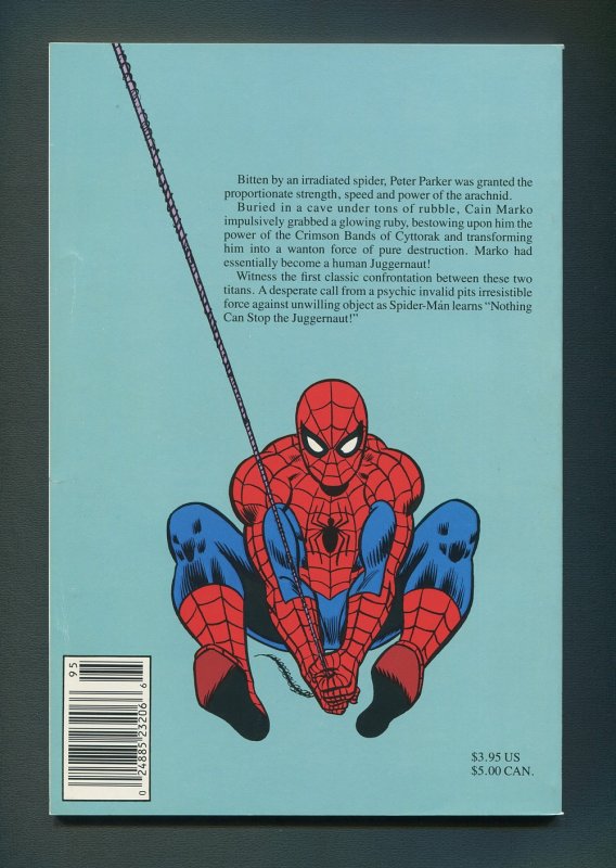 Sensational Spiderman TPB (Juggernaught) / 9.0 VFN/NM  / 1989