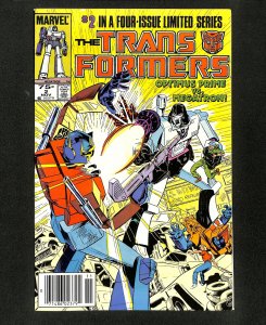 Transformers #2 Newsstand Variant Optimus Prime Vs. Megatron!