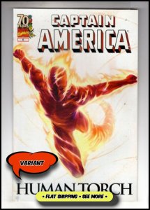 Captain America #46 (2009) GA Human Torch Variant [•ID#138]