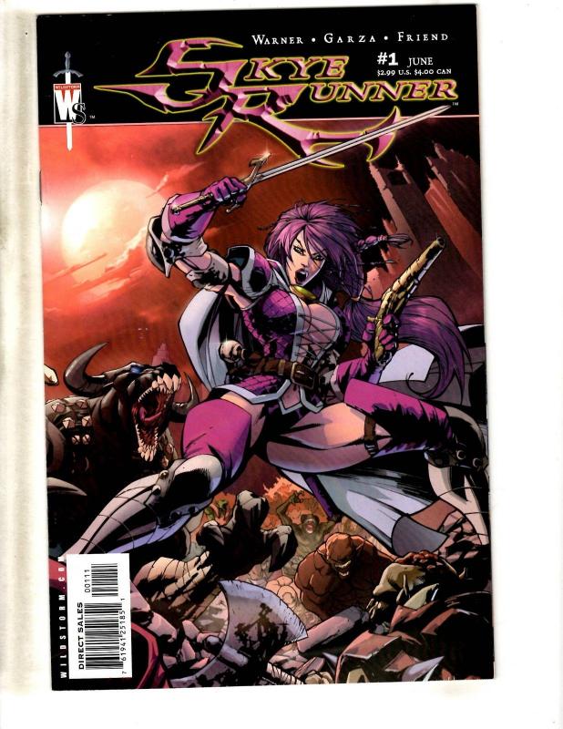 6 Comics Skye Runner 1 Ranger 0 Witchblade Tellos Voyage Nosferatu 1 Tomb 1 J310