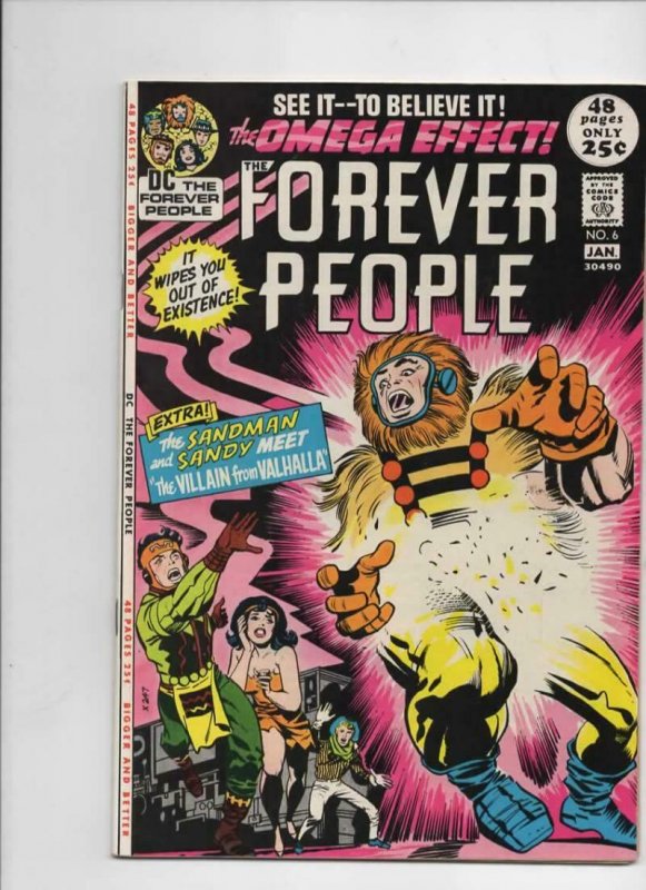 FOREVER PEOPLE #1 2 3 4 5 6 7 8 9 10 11, Jack Kirby, 1971, Darkseid, Signed, HG