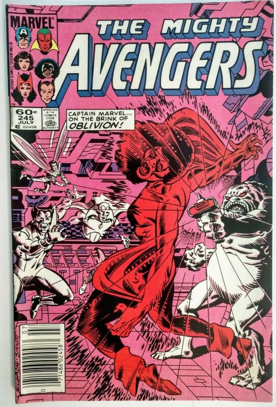 Avengers #245 RARE MARK JEWELERS EDITION