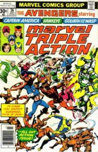 Marvel Triple Action #36 FN; Marvel | save on shipping - details inside