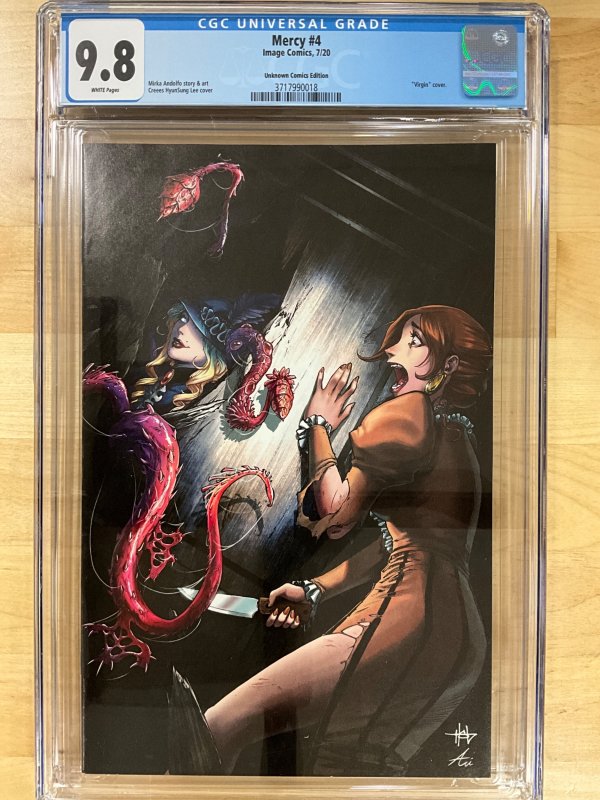 Mercy #4 Unknown Comics Cover (2020) CGC 9.8