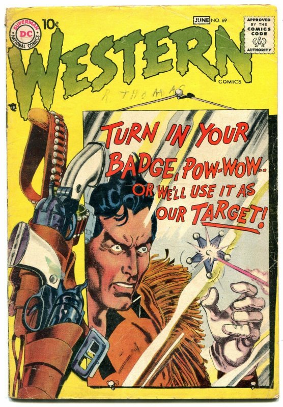 Western Comics #69 1958-POW WOW SMITH-greytone cover-Silver Age