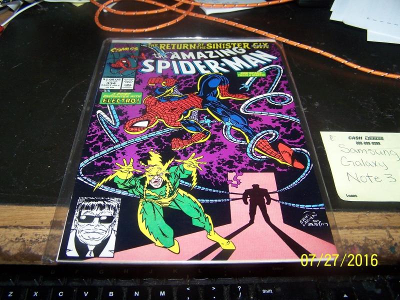 Amazing Spider-Man # 334   Marvel return  sinister six  pt 1 ELECTRO-