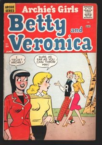 Archie's Girls Betty & Veronica #54 1960-Jughead & Reggie appear-10¢ cover  p...