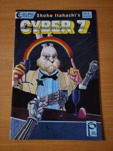 Cyber 7 #2 ~ NEAR MINT NM ~ 1989 Eclipse Comics