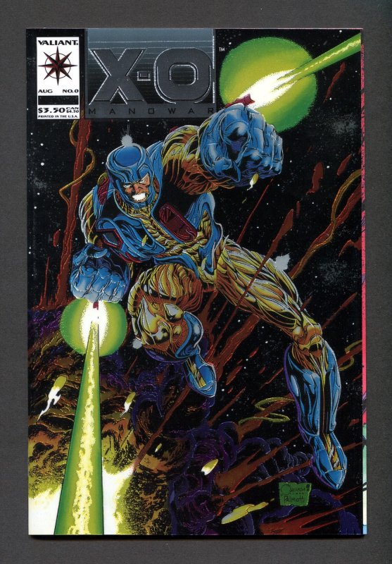 X-O Manowar #0  / 9.8 NM-MT  August 1992