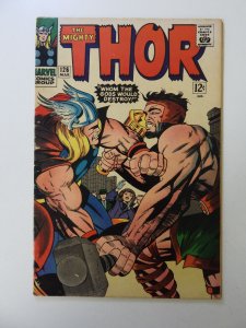 Thor #126 (1966) 1st in own series VG/FN condition rusty staples