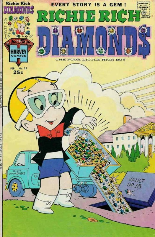 Richie Rich Diamonds #22 FN; Harvey | save on shipping - details inside
