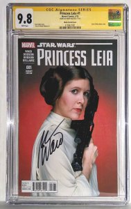 Princess Leia 1 (2015) CGC 9.8 NM/M. Signature Series. Mark Waid, story writer