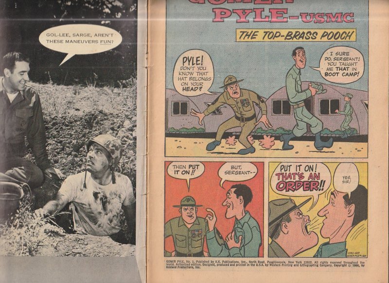 Gomer Pyle USMC(Gold Key) # 1  Golly ! Surprise, Surprise, Surprise !