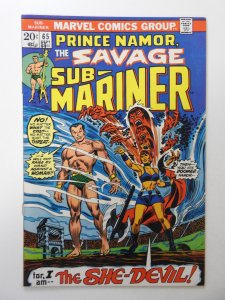 Sub-Mariner #65 (1973) VF Condition! ink fc