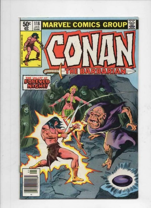 CONAN the BARBARIAN 116 117 118 FN  to VF Buscema Chan Howard 1970 1980 Adams