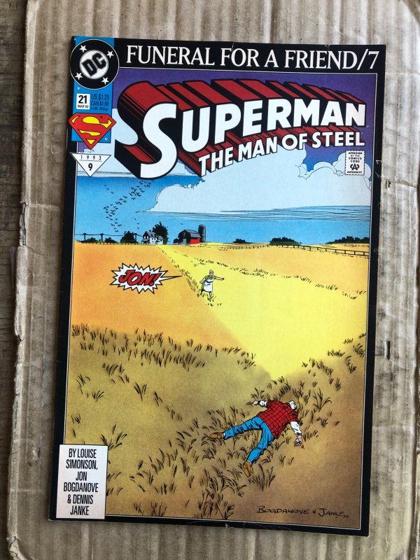 Superman: The Man of Steel #21 Direct Edition (1993)