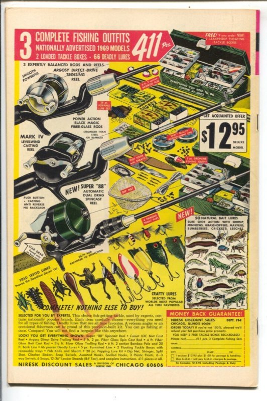 Tarzan #184  1969 - Gold Key  -VF - Comic Book