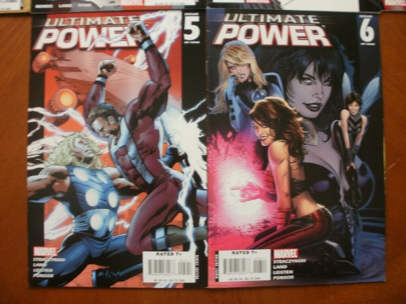 6 Marvel ULTIMATE POWER Comic #1 2 3 4 5 6 (2006) Bendis Land Ryan Ponsor