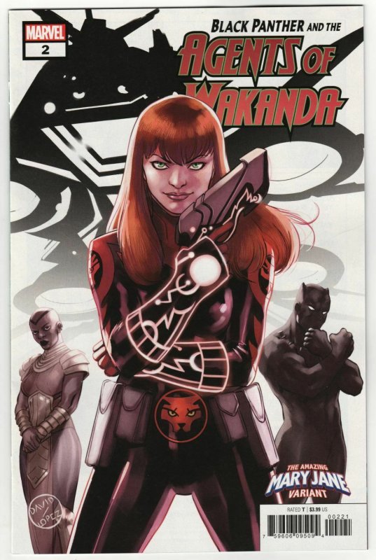 Black Panther And The Agents Of Wakanda #2 Mary Jane Variant (Marvel, 2019) NM