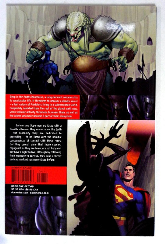 Superman and Batman versus Aliens and Predator #1 (2007) Dark Horse/DC NM-