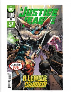 JUSTICE LEAGUE #49 (2020) EDDY BARROWS | TRADE DRESS | COVER A