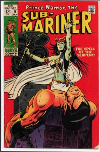 Sub-Mariner #9 (1969) Namor the Sub-Mariner [Key Issue]