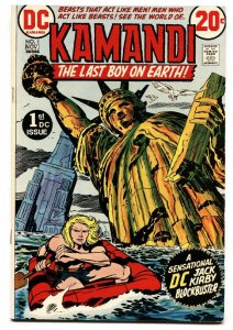 KAMANDI #1-comic book-1972-KIRBY ART COVER VF/NM