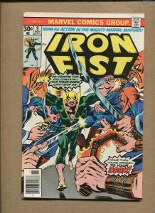 IRON FIST #9 -TIGER-GOONS CVR!- 1977 (Grade 6.5) WH