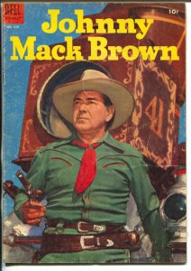 Johnny Mack Brown-Four Color Comics #618-Dell-photo covers-B-Western star-VG