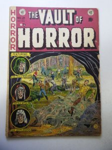 Vault of Horror #27 (1952) GD/VG Condition two 1 tears bc