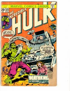 Incredible Hulk # 185 GD Marvel Comic Book Avengers Thor Iron Man Ant-Man J225