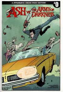 Ash vs AOD Army of Darkness #0 - 1:20 RI Vargas Variant (Dynamite 2017) New (VF)