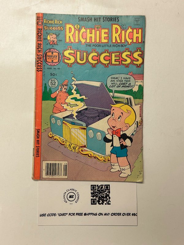 Richie Rich Success #82 VF Harvey World Comic Book Casper Wendy 28 HH1