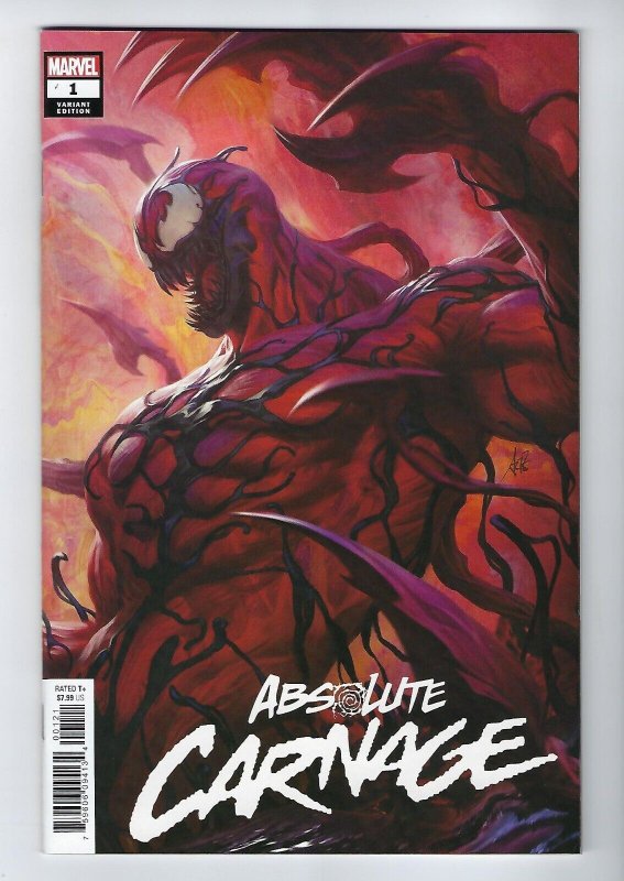 Absolute Carnage #1 (2019) Stanley Artgerm Lau Trade Dress Variant Clean NM