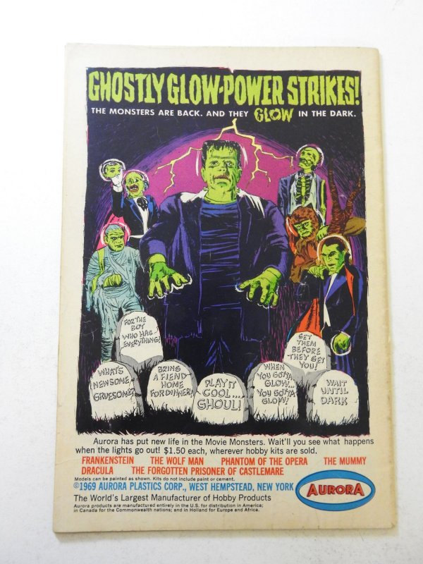 Aquaman #45 (1969) VG Condition centerfold detached bottom staple