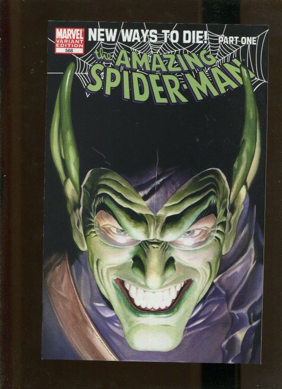 THE AMAZING SPIDER-MAN #568 (8.0)VF NEW WAYS TO DIE PART ONE!! ROSS VARIANT 