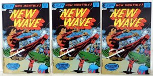 The New Wave Lot of 3 #11 x3 (1986) Eclipse Comics 1st Print Comic Books