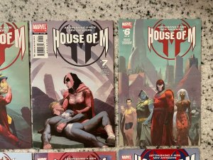 House Of M Marvel Comics LTD Series #1 2 3 4 5 6 7 8 Sketchbook & Day After J911