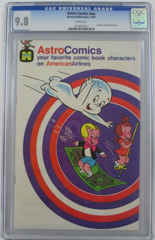 Astro Comics CGC 9.8 NM/MT American Airlines Promo Casper ~ Richie Rich Harvey